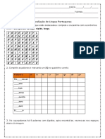 Atividades de Português 3°ano