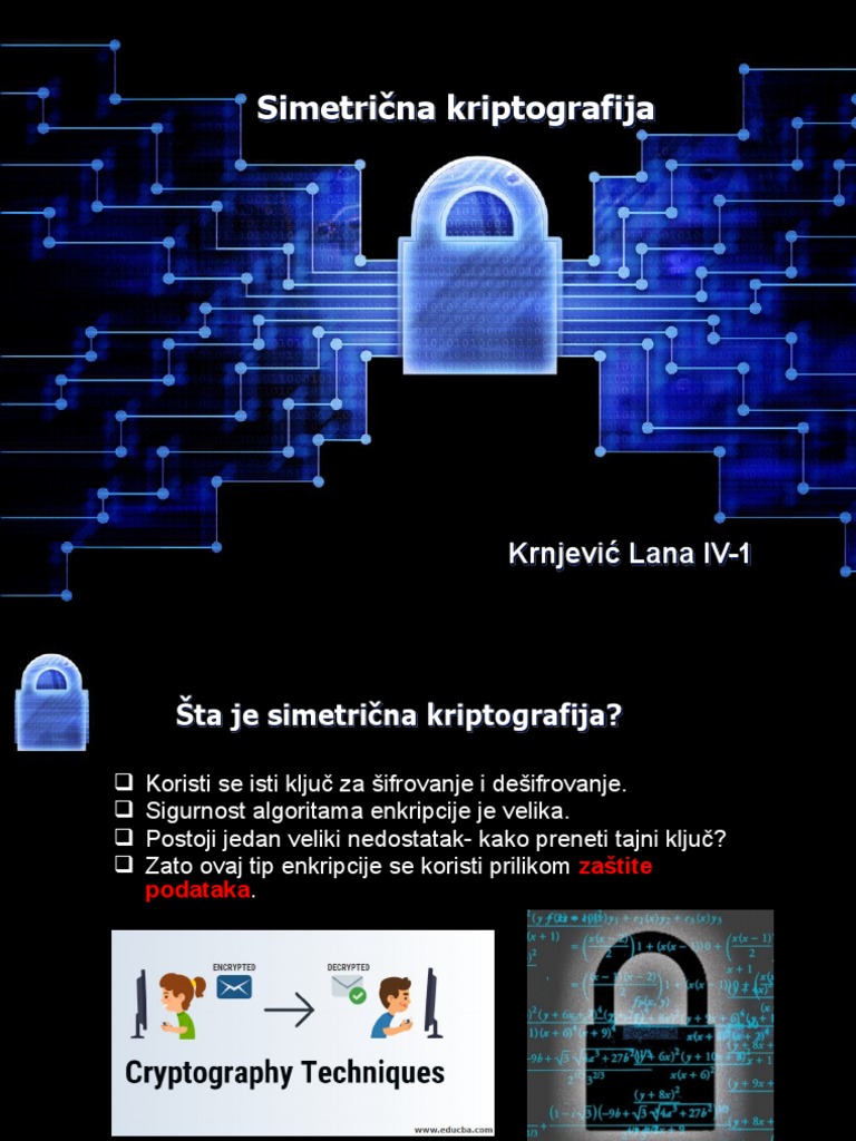 Simetrična Kriptografija | PDF
