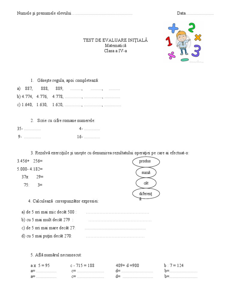 Test Initial Mate Cls 4 | PDF