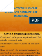 Scrierea Textului in Care Se Prezinta o Intamplare Imaginata