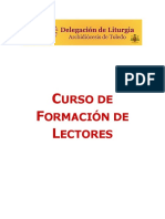 Curso de Formación de Lectores - Arquidiócesis de Toledo