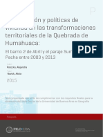 Urbanizaciones y Políticas de Vivienda en Jujuy