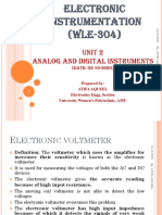 Unit 2 Analog and Digital Instruments: (DATE: 02-10-2020)