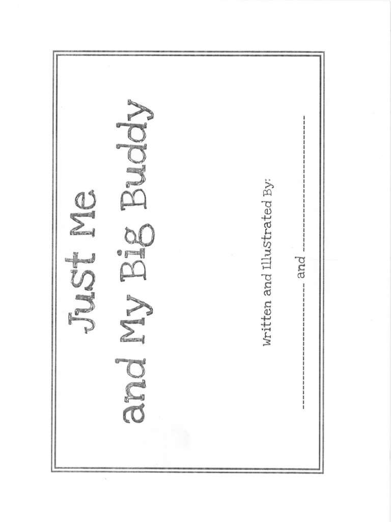 Me and My Buddy Book | PDF