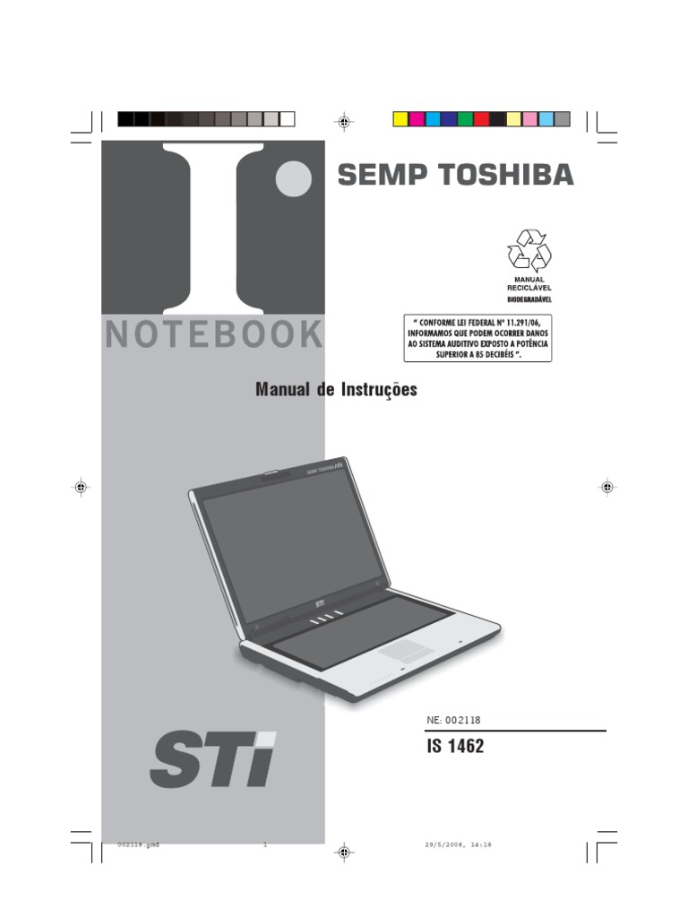 Manual Do Notebook | PDF | Computadores