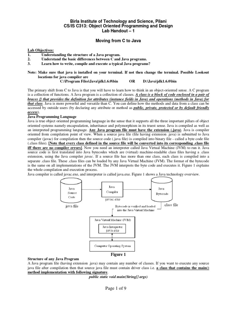 Transitioning from C to Java Programming | PDF | Java (Programming ...