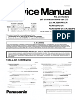 Panasonic Sa-Akx660 Sa-Akx880 PN Ps Service Manual