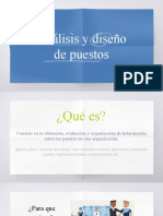 Análisis y Diseño de Puestos