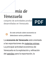Economía de Venezuela - Wikipedia, La Enciclopedia Libre
