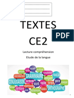Textes Ce2 Période 1 Étude de La Langue