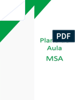 Plano Aula MSA