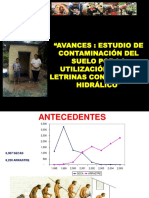 8) Estudio de Contaminación de Letrinas