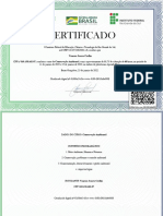 Certificado Curso Conservação Ambiental