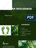 Aztarna Ekologikoa