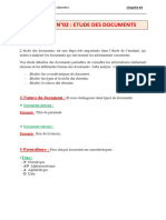 Chapitre 02-Leçon N°02-Etude des documents