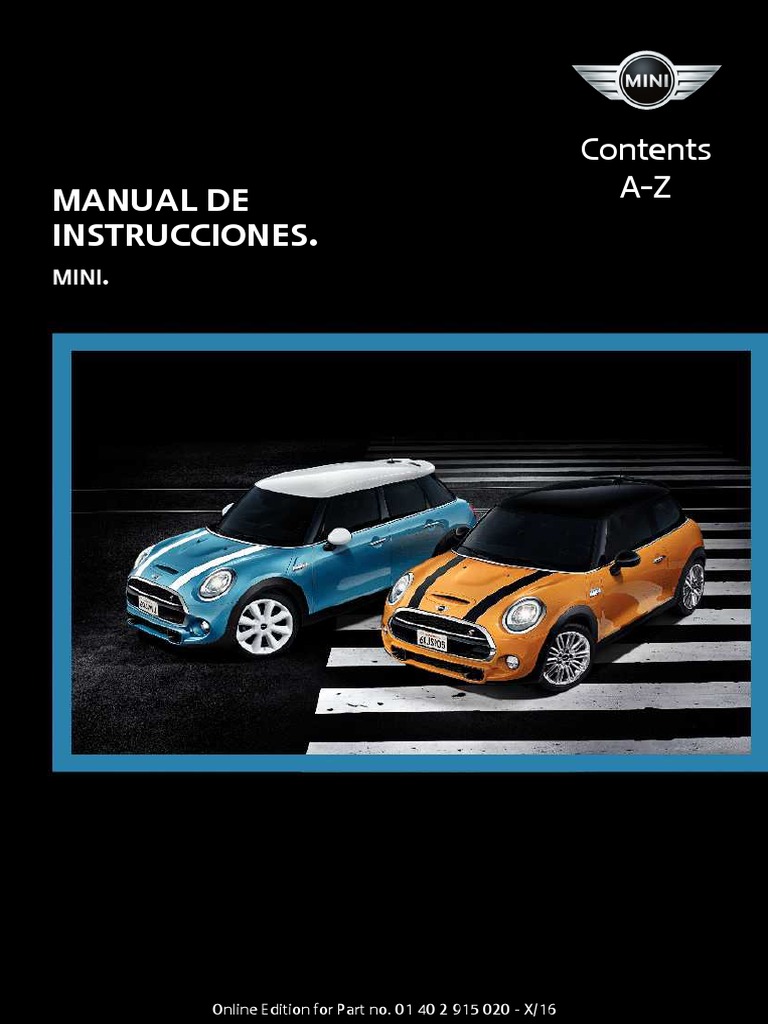 MINI Manual+de+instrucciones 01402915020 | PDF | Pantalla táctil ...