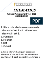 Math Mockboard