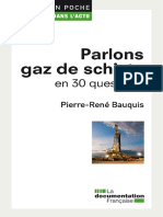 Pierre-René Bauquis - Parlons Gaz de Schiste en 30 Questions (2014, La Documentation Française)