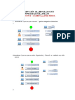 Diagramas de Ejercicios de Secuencialidad