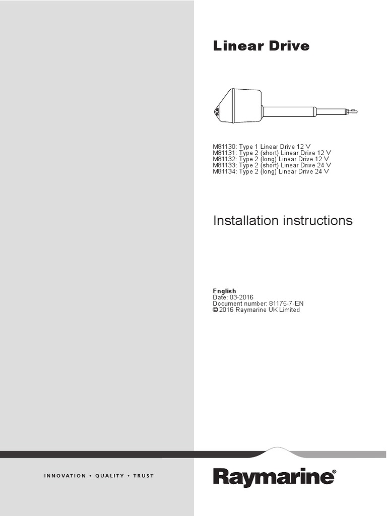 Linear Drive | PDF | Electromagnetic Compatibility | Rudder