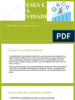 Portugueses e A Sua Produtividade