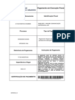 Pagamento Execução Fiscal