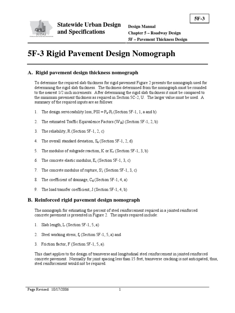 Rigid Pavement Design Guidelines | PDF