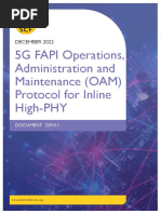 SCF229.0.1 5G FAPI Operations Administration and Maintenance OAM Protocol For Inline High-PHY