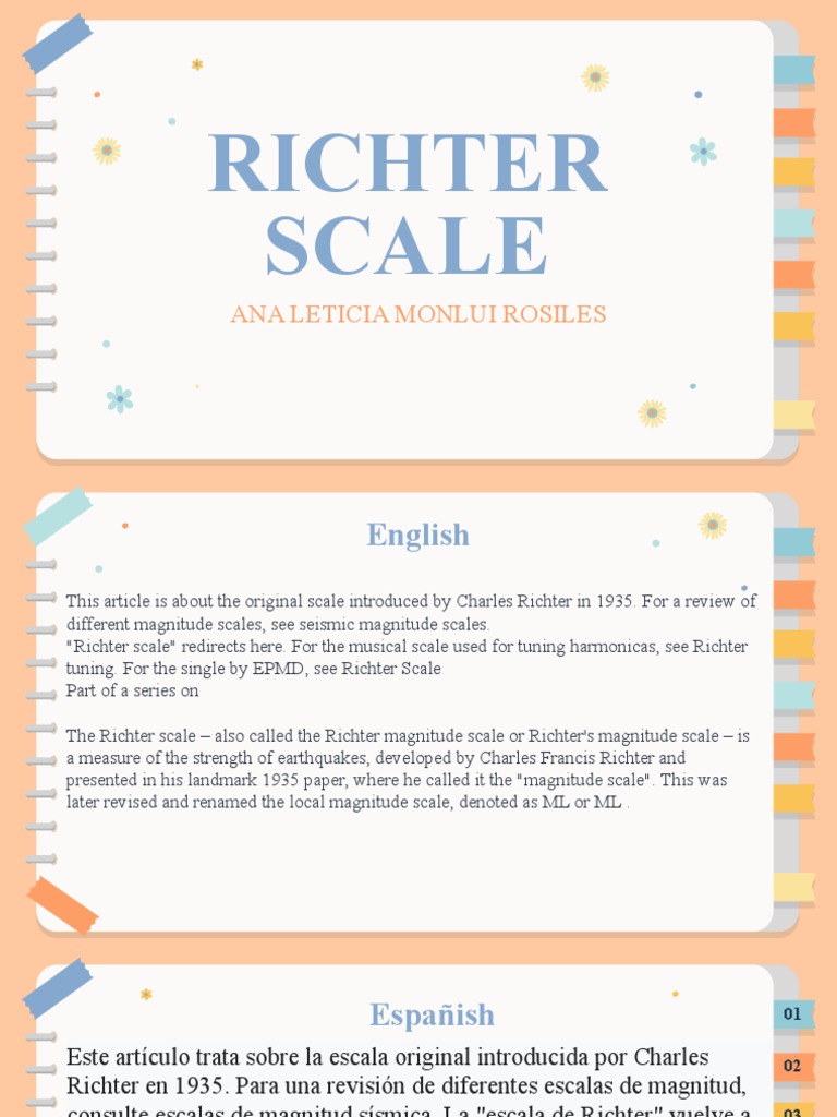 Escala de Richter | PDF