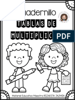 Tablas de Multiplicar: Cuadernillo