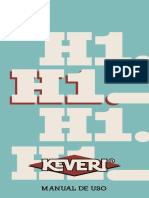 Manual de uso Keveri H1