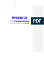 Samsung MySono U5 Ultrasound - User Manual (Esp)