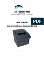 Lista de Flags Impresora Bixolon SRP-810 v-1.0.1