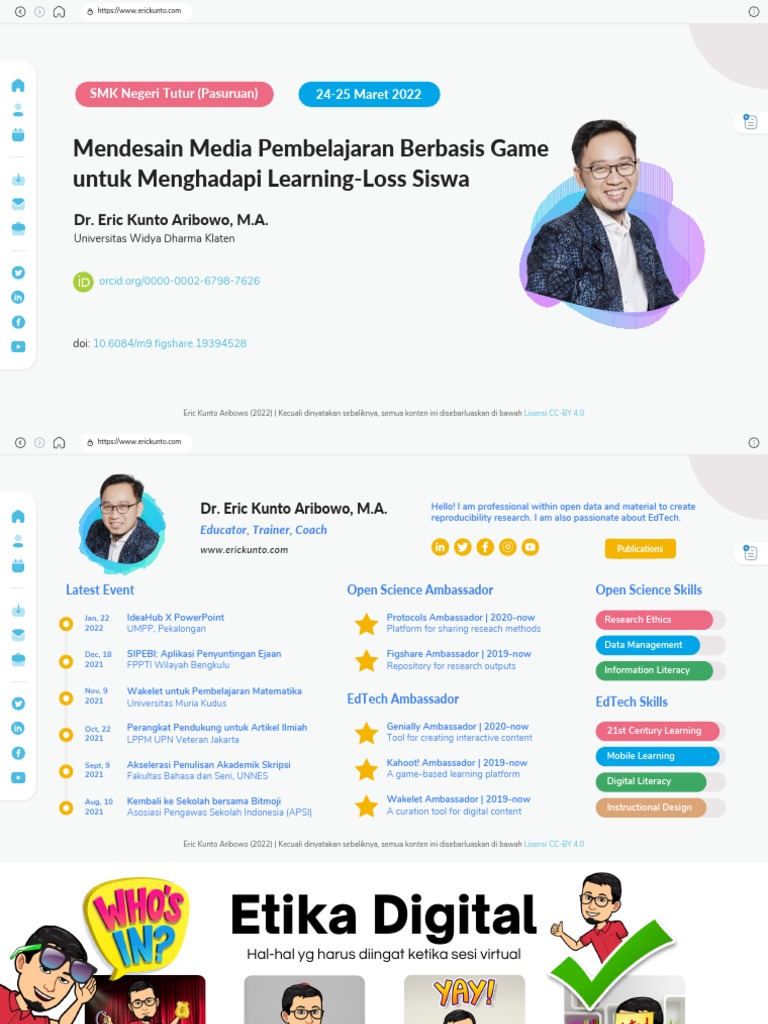 Mendesain Media Pembelajaran Berbasis Game Untuk Menghadapi Learning ...
