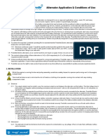 BLD3314HC - Pei Alternator Conditions of Use 0419