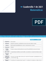 Matemáticas Cuadernillo 1 2021