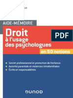 Droit À L'usage Des Psychologue