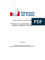 Informe Adj 001 2022 Situación de Personas Adultas Mayores Sometidas A Restricción de Libertad