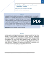 Percepción de La Obesidad Por Adolescentes Escolares Del Distrito de Trujillo