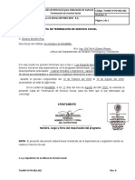 Carta de Terminacion