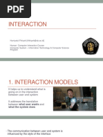 HCI (4) Interaction