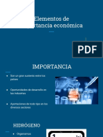 Elementos de Importancia Económica.