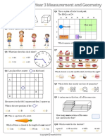 Year3 Revision Measurement and Geometry Questions