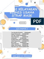 Studi Kelayakan Bisnis Usaha Strap Mask