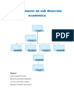 Diagrama de Sub Dirección Academica