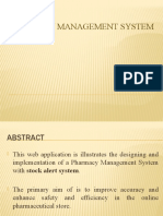 Pharmacy Management System