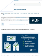 Eligibility Criteria For FEMA Assistance - FEMA - Gov