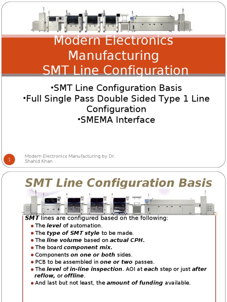 SMEMA Interface in SMT Line Setup | PDF | Electrical Connector ...