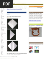 Lesson How To Make A Traditional Jumping Origami Frog From A