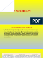 La Nutricion